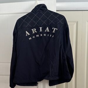 Ariat Dark Blue Jacket with White Detailing